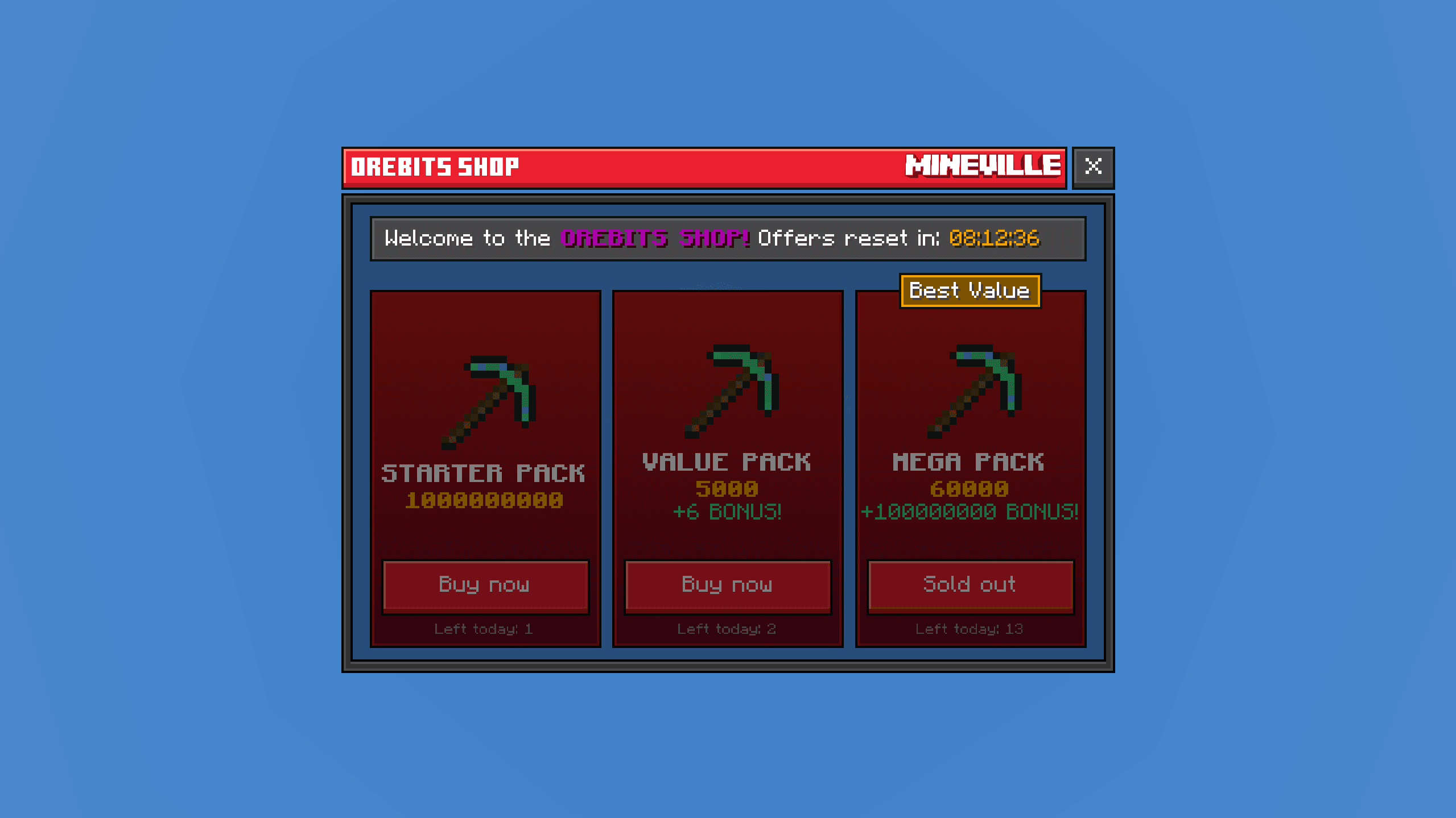 Orebits Sold Out