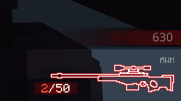Closer look at gun display