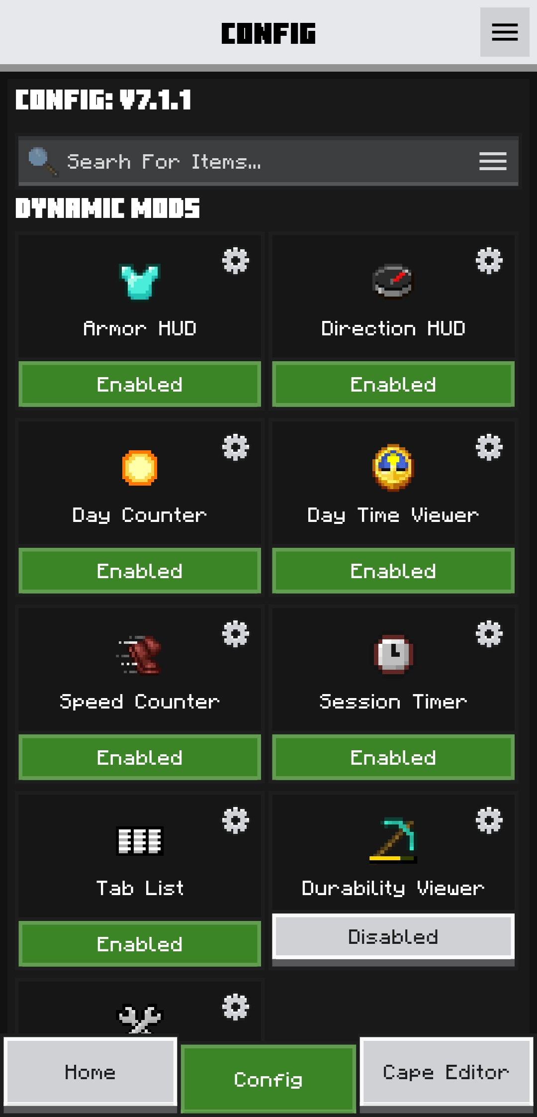 Config