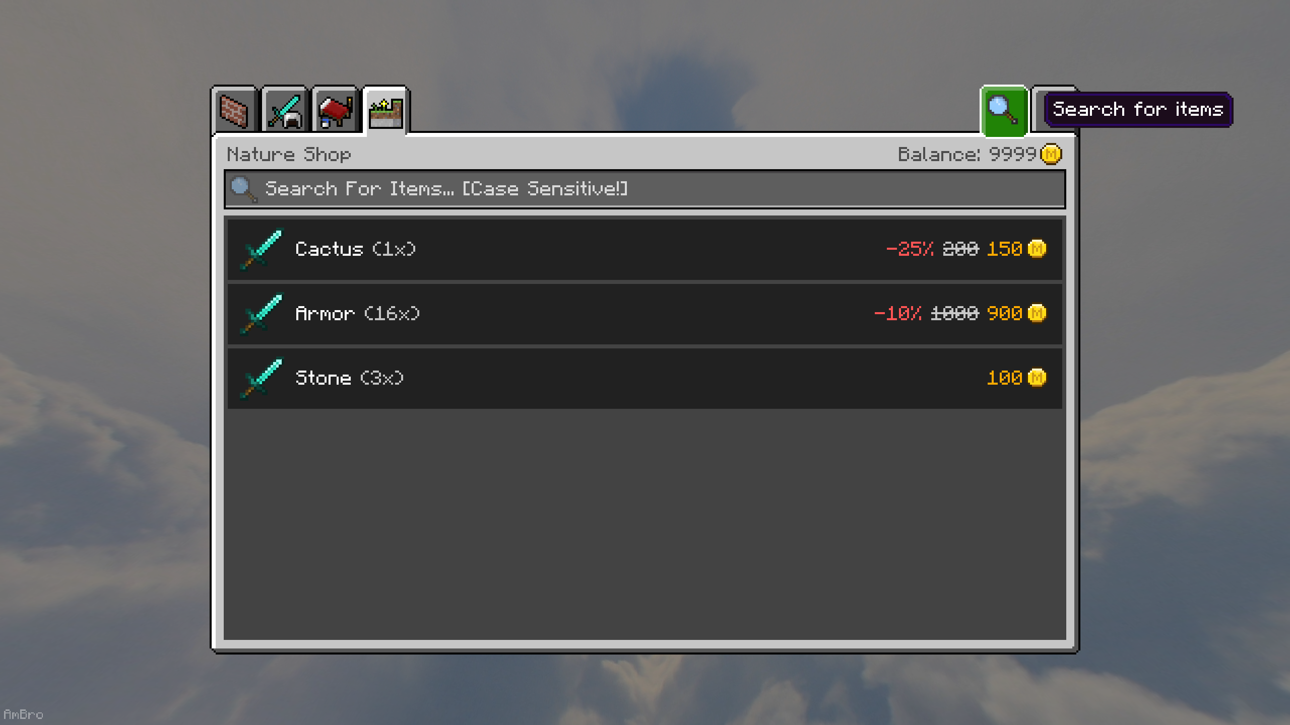Look in Search Mode