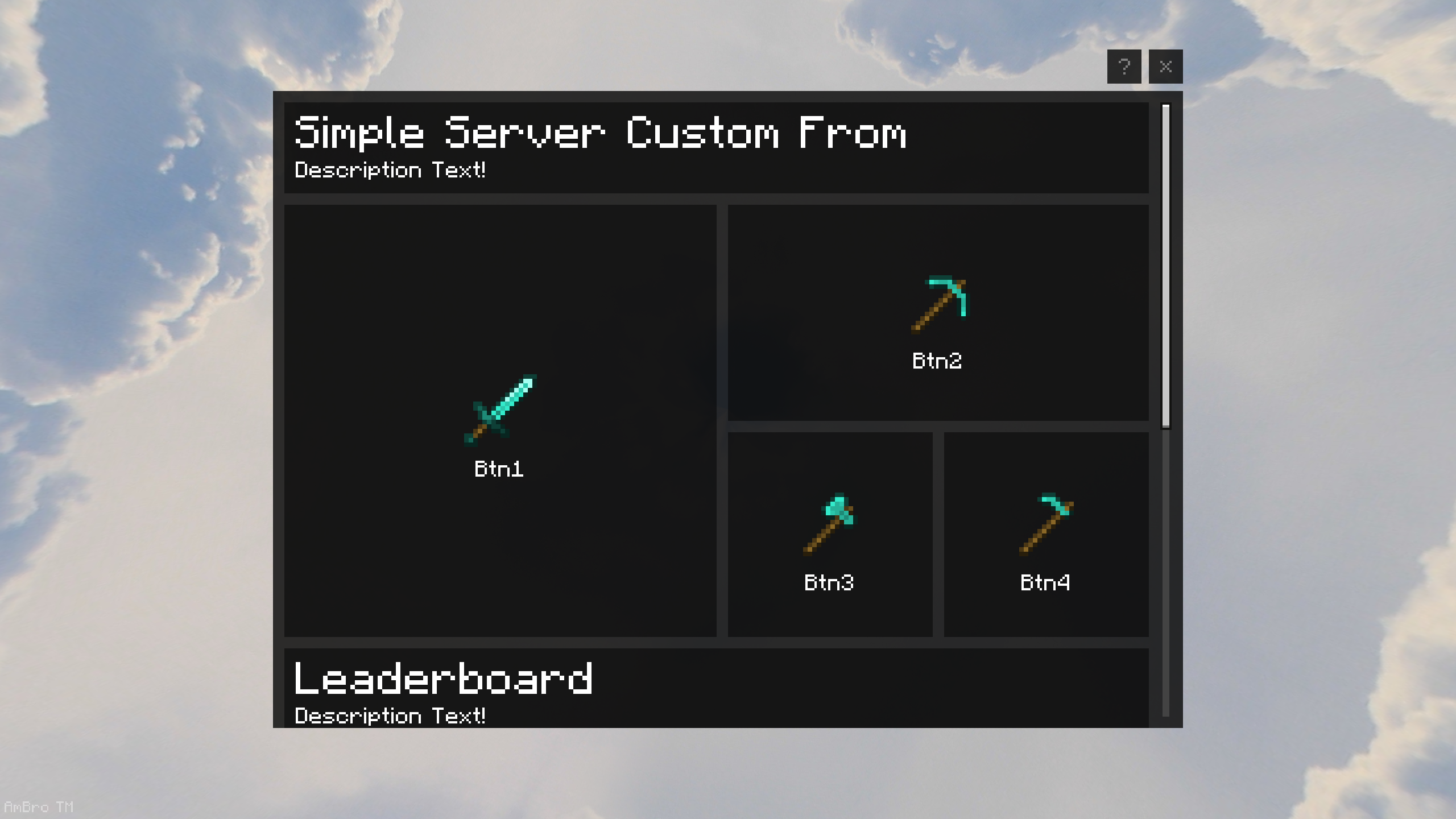 Just Server Form